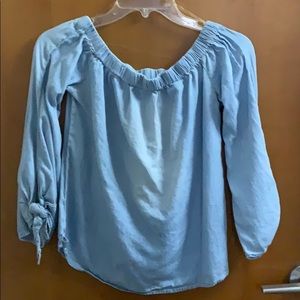 Off the shoulder blouse